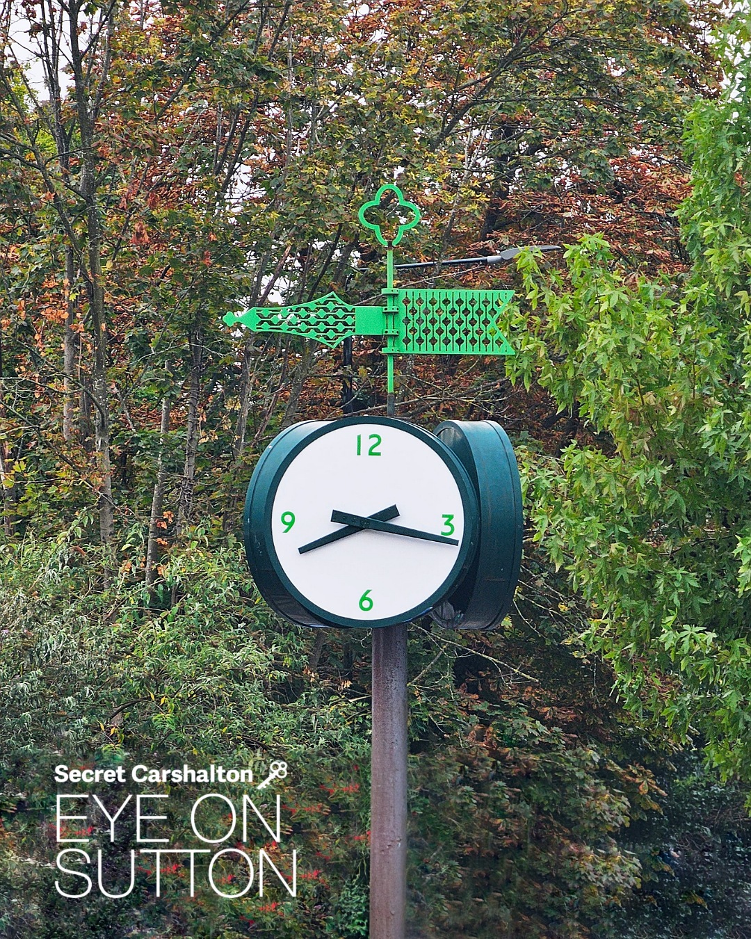 Tick Tock landmark at Sutton Railway Station
