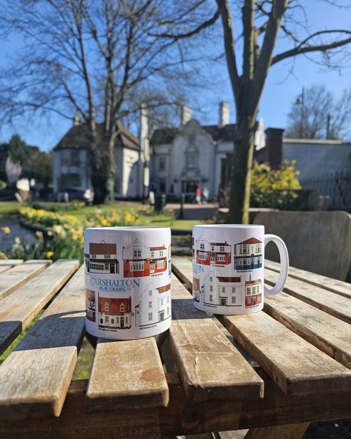 Carshalton Pub Crawl Mug celebrates historic anniversary