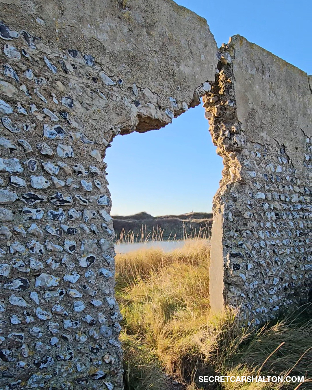 Exploring the lost village by the sea dated 1761 until 1945