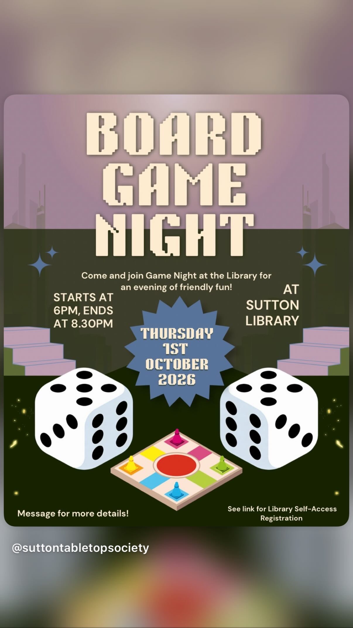 Library BoardGames Nite Library BoardGames Nite