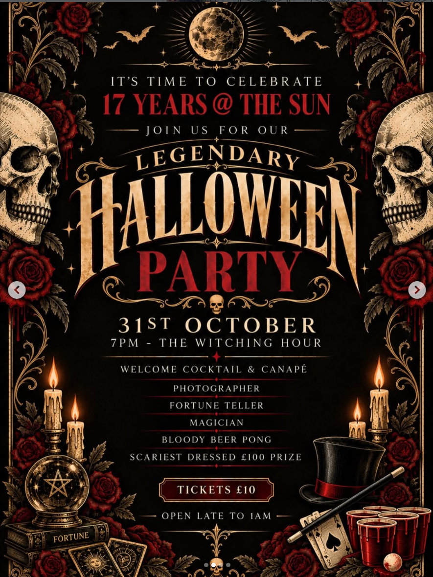 The Sun Pub’s Halloween Party